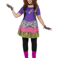 80s Curves Rock Chick Kostuum