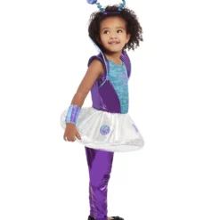 Alien Kostuum Peuter, Zilver 5 Alien Kostuum Peuter, Zilver -Schmink Specialist alien kostuum peuter zilver 2