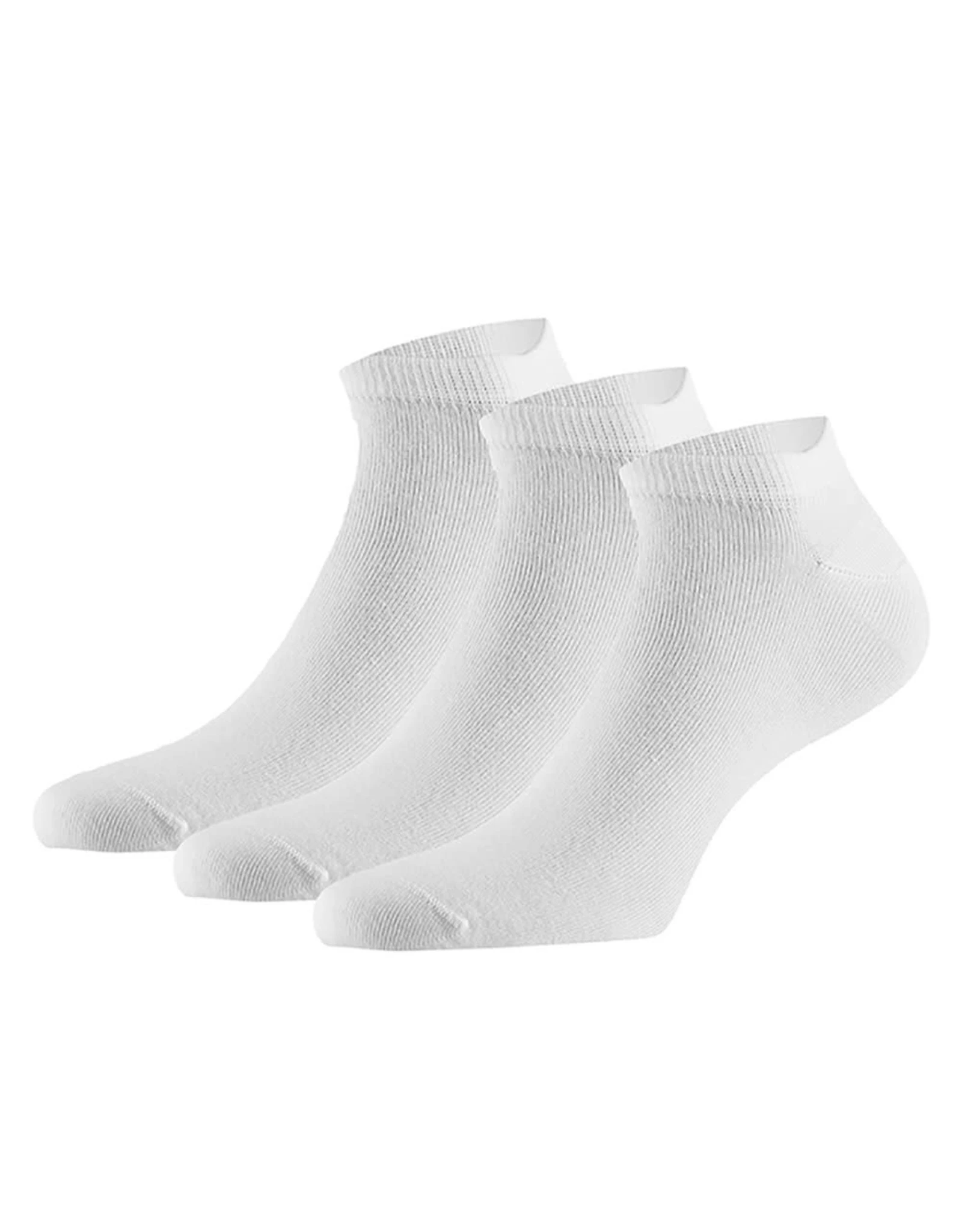 Basic Bamboe Sneakersokken Wit (3 Paar) 1 Basic Bamboe Sneakersokken Wit (3 Paar)