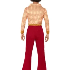 Authentiek Jaren 70 Herenkostuum, Rood -Schmink Specialist authentiek jaren 70 herenkostuum rood 2