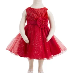 Babyjurk Rood Met Bloem