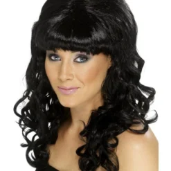 Beehive Beauty Pruik, Zwart