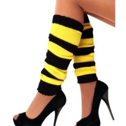 Beenwarmers Zwart/geel