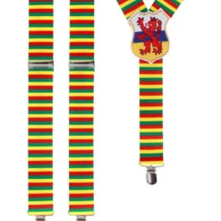 Bretels Breed Rood/geel/groen Met Wapen Limburg