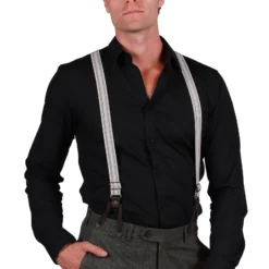 Bretels Peaky Blinders, Ecru/Bruin