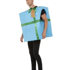 Cadeau Kostuum, Blauw -Schmink Specialist cadeau kostuum blauw 2