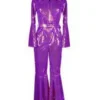Catsuit "Disco", Paars