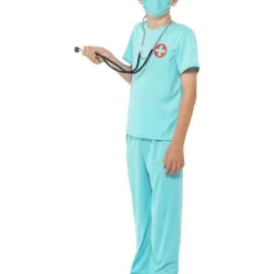 Chirurg Kostuum, Blauw