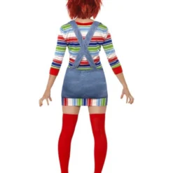 Chucky Dames Kostuum -Schmink Specialist chucky dames kostuum 2