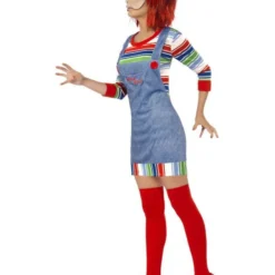 Chucky Dames Kostuum -Schmink Specialist chucky dames kostuum 3