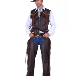 Cowboy Chaps, Bruin -Schmink Specialist cowboy chaps bruin 3