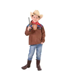 Cowboy Hemd Met Jeans, Kind