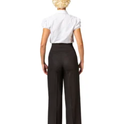 Dames Broek Jaren 20, Zwart -Schmink Specialist dames broek jaren 20 zwart 2
