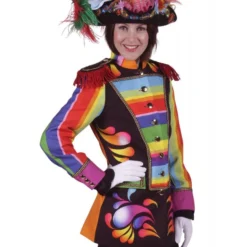 Damescolbert ''rainbow'', Mix Van Kleuren, Colbert Gevoerd -Schmink Specialist damescolbert rainbow mix van kleuren colbert gevoe 5