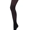 Damespanty 40 Den, Zwart (2 Stuks)