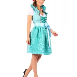 Dirndl Jurk ''Susanne'', Turquoise-Groen