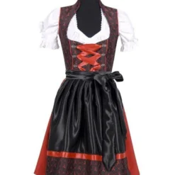 Dirndl ''Theresa'', Zwart-rood