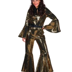 Disco Catsuit "Studio 54", Goud