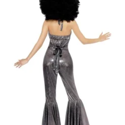 Disco Diva Kostuum, Zilver -Schmink Specialist disco diva kostuum zilver 3