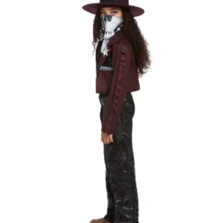 Donker Western Cowgirl Kostuum -Schmink Specialist donker western cowgirl kostuum 2