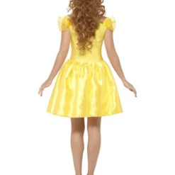 Enchanting Beauty Kostuum, Geel -Schmink Specialist enchanting beauty kostuum geel 5