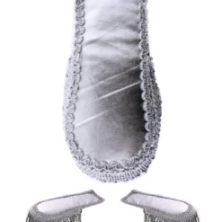 Epaulette Zilver Per Paar, Met Velcro
