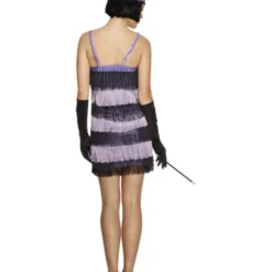 Fever Flapper Charleston Kostuum, Paars -Schmink Specialist fever flapper charleston kostuum paars 2