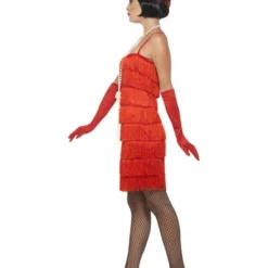 Flapper Kostuum, Rood -Schmink Specialist flapper kostuum rood 6