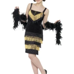 Flapper Kostuum , Zwart