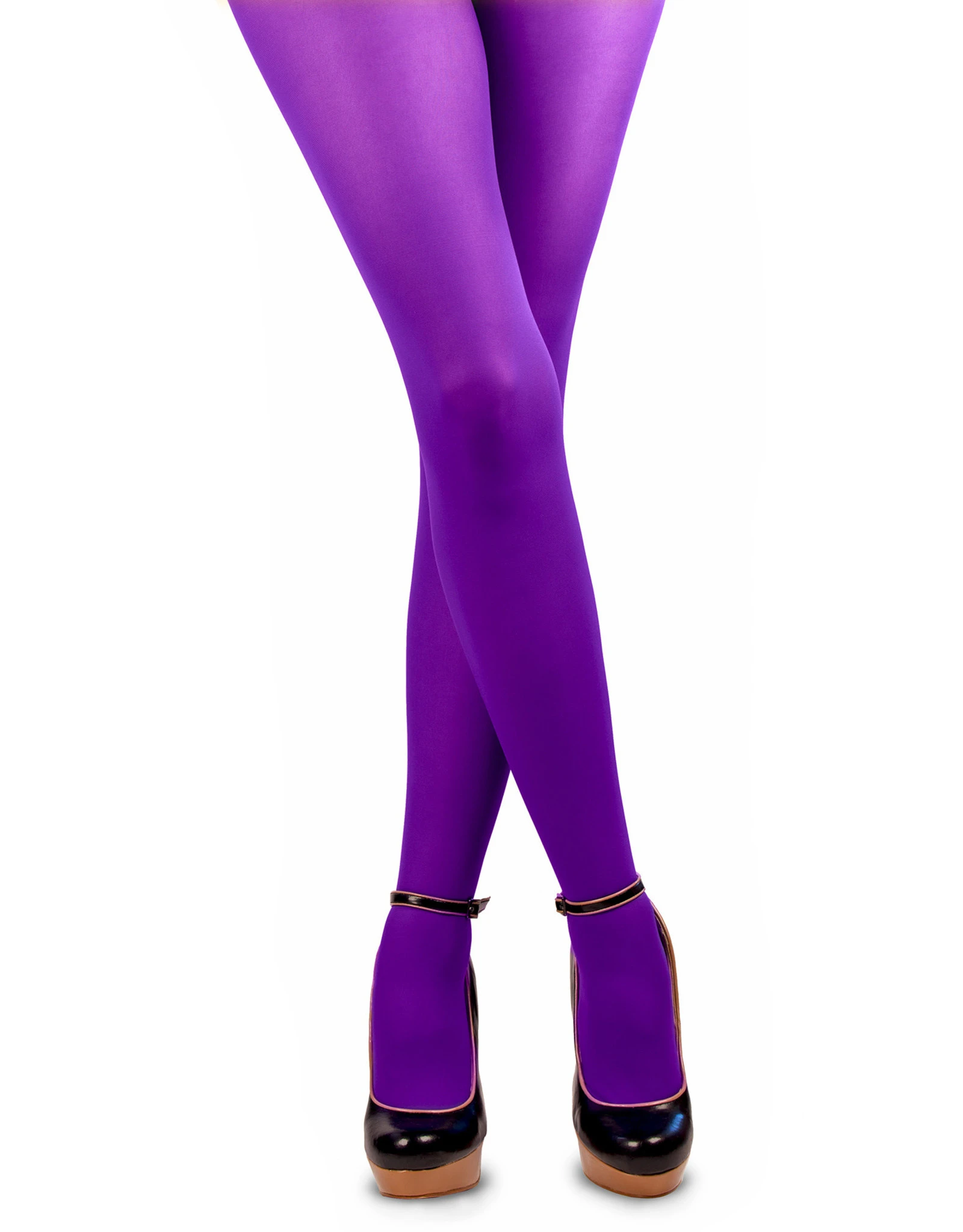 Gekleurde Panty, Paars 1 Gekleurde Panty, Paars