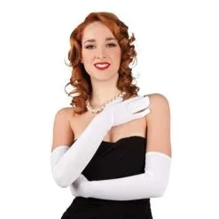 Handschoenen Wit (60cm)