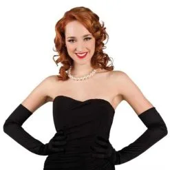 Handschoenen Zwart (60cm)