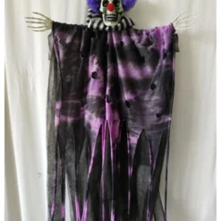 Hangdecoratie Halloween Clown Met Licht (60 Cm)