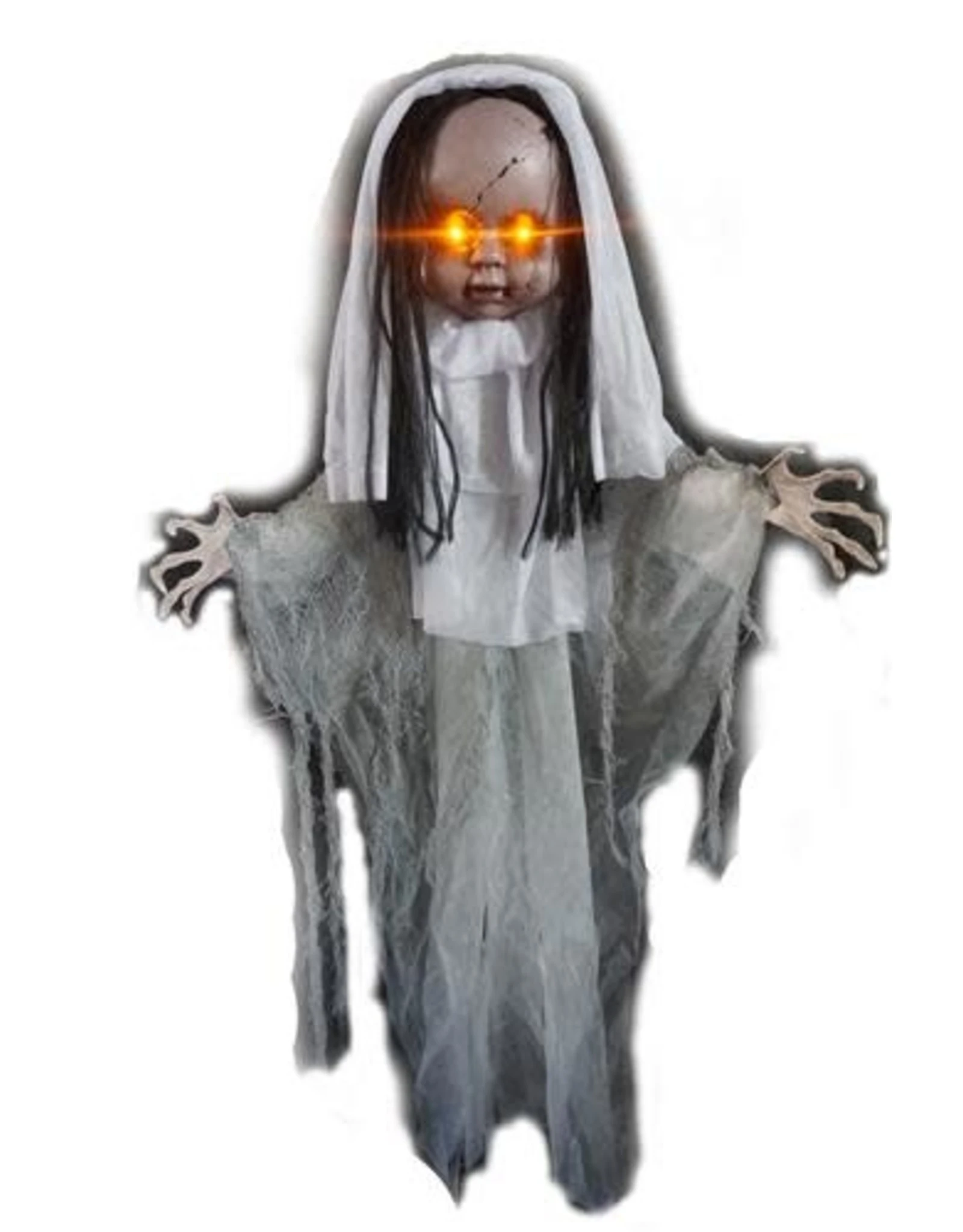 Hangdecoratie Halloween Meisje Met Licht (90 Cm) 1 Hangdecoratie Halloween Meisje Met Licht (90 Cm)