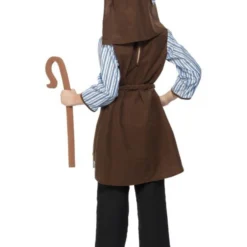 Herder Kostuum, Blauw En Bruin -Schmink Specialist herder kostuum blauw en bruin 3