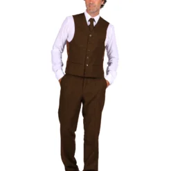 Heren Broek Peaky Blinders, Bruin