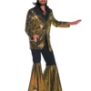 Heren Discokostuum "Studio 54", Goud