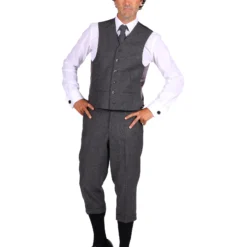 Heren Kniebroek Peaky Blinders, Grijs