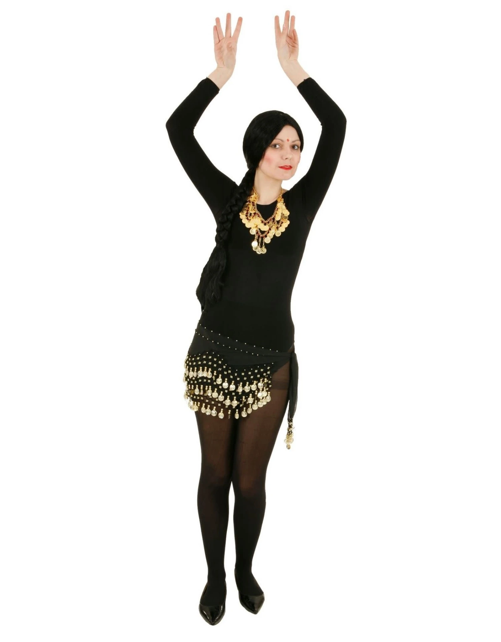 Heupsjaal Met Munten, Zwart 1 Heupsjaal Met Munten, Zwart