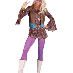 Hippie Dame "Luna Of Moon", Peace -Schmink Specialist hippie dame luna of moon peace 3