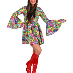 Hippie Jurkje Daisy, Lemon -Schmink Specialist hippie jurkje daisy lemon 2