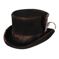Hoge Hoed ''Used Look'', Bruin