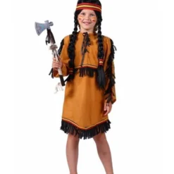 Indiaan Meisje, Bruin -Schmink Specialist indiaan meisje bruin 4