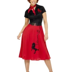 Jaren 50 Jurk Met Poedel