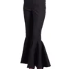 Jaren 70 Broek Dame, Zwart
