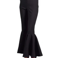 Jaren 70 Broek Dame, Zwart