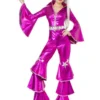 Jaren 70 Dancing Queen Kostuum, Pink