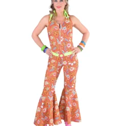 Jaren 70 Jumpsuit Paisley