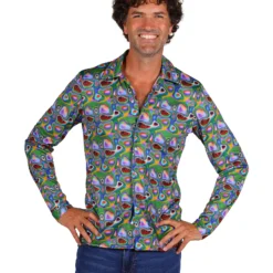 Jaren 70 Psychedelic Hemd