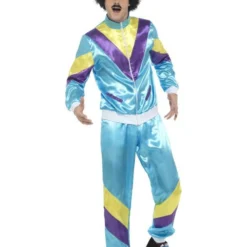 Jaren 80 Trainingspak, Blauw